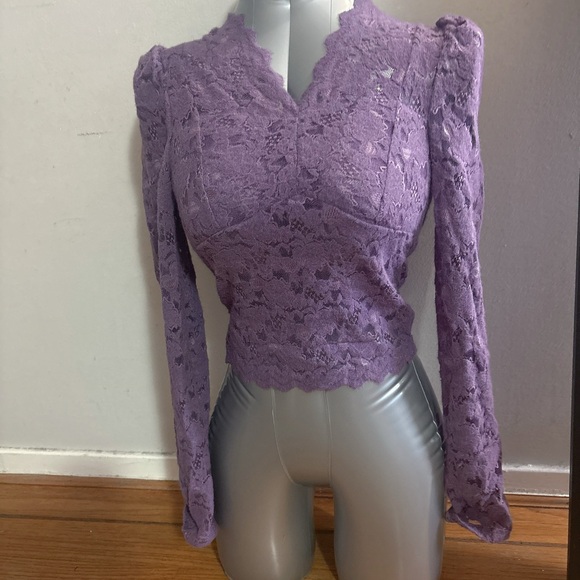 Cream Ruffled Puff Sleeve Vest with Bib Collar - Picture 3 of 4